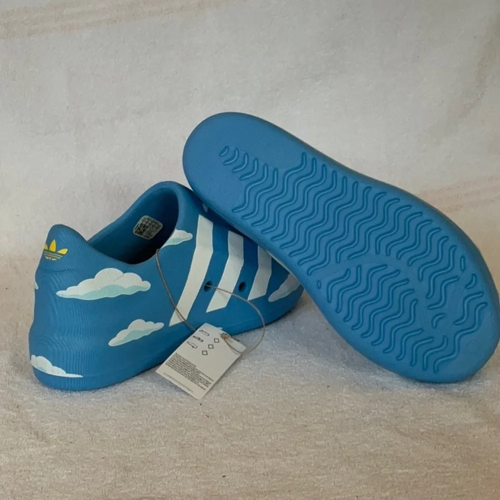 NEW ADIDAS SIMPSONS Kids Cloud Print Shoes - Blue